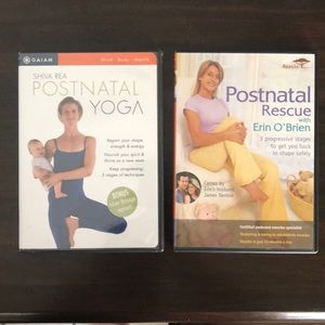 Postnatal yoga and recovery videos DVDs